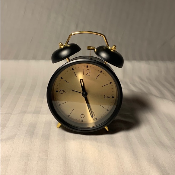 Other - Gold & Black Alarm Clock